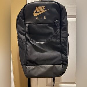Nike Air Black Backpack with Gold Accents Rare